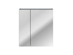 Bathroom cabinet with wall mirror - Indigo blue - W80-H65-D17 - Meublori