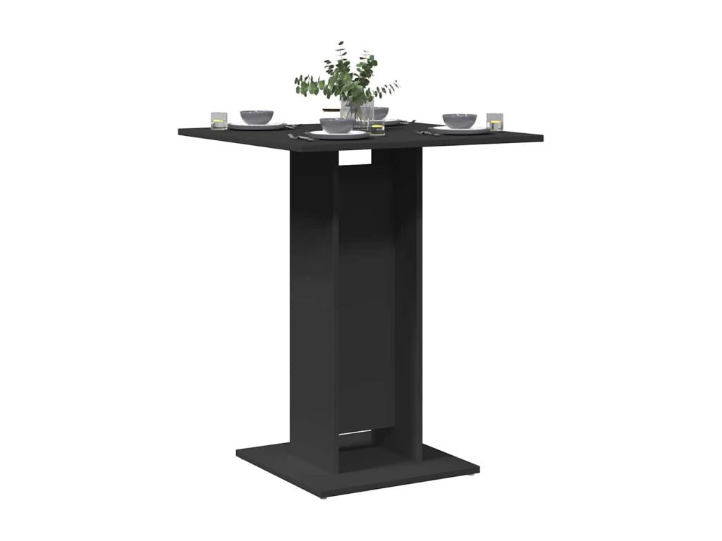 Meublori Black Table 60x60x75 cm Chipboard