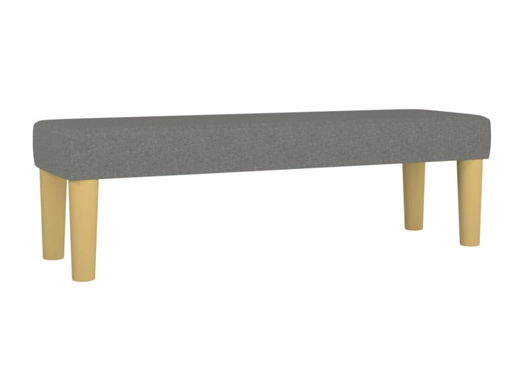 Upholstered bed base with mattress, dark grey, 200x200cm, fabric