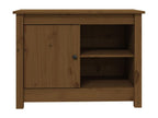Honey brown TV stand, 70x36.5x52 cm, solid pine wood