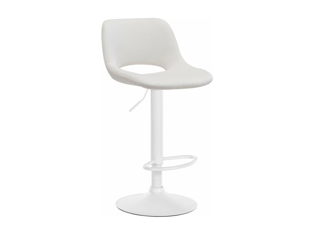 White metal bar stool/chair, 42x46x86 cm, 10 0004604