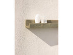 Pack of 4 floating shelves in green pine wood, 100x7cm - Meublori