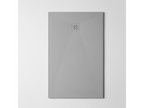 Meublori Extra-Flat Shower Tray - Meublori Texture in Grey Polyester - L90 x W90 x H2.6 cm - Meublori