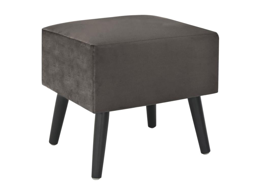 Grey bedside table 40x35x40 cm 1402090