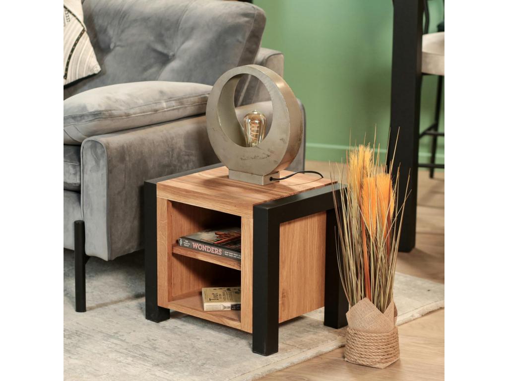 Meublori 2 bedside table in oiled oak