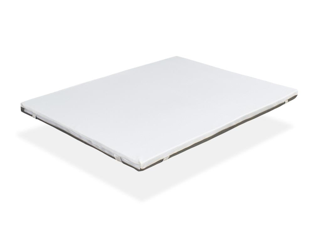 Meublori 160x200x4 CM Mattress Topper - Removable cover, very adaptable and ergonomic