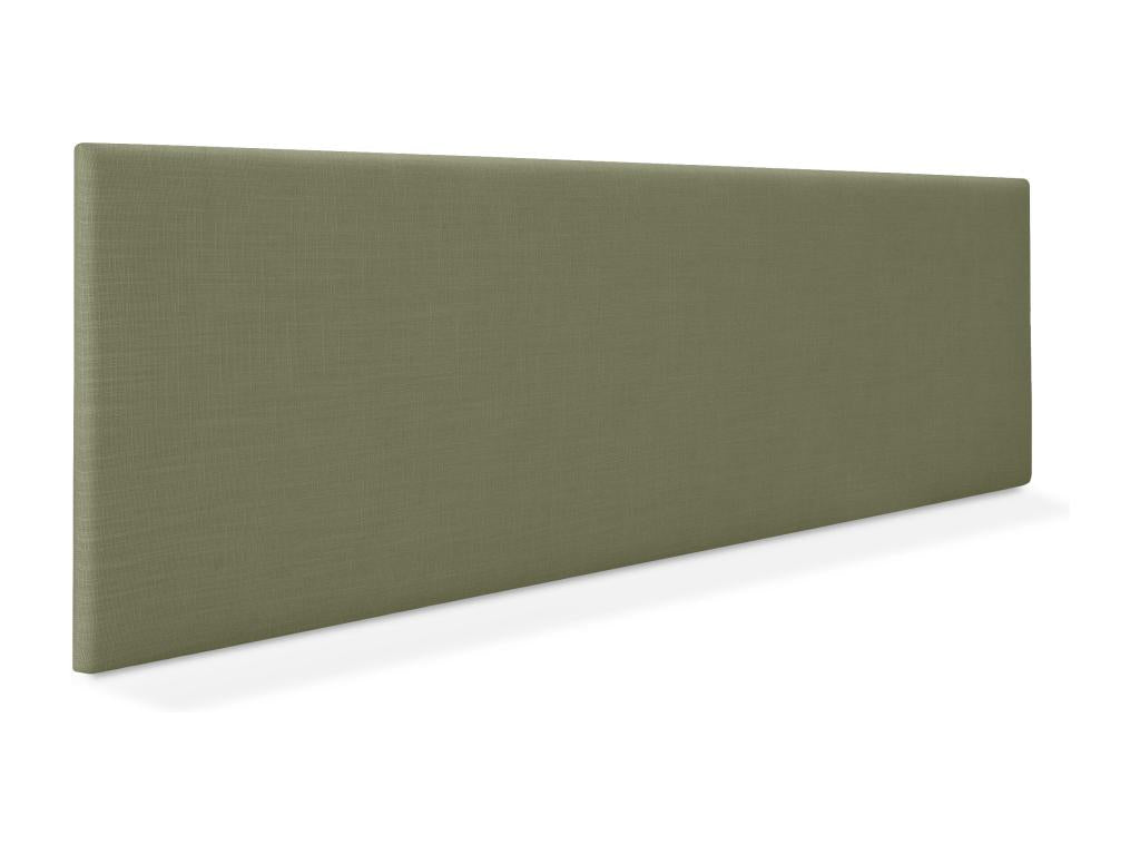Laviecasa Smooth Natural Linen Headboard 145x50cm for 135/140cm Beds - Green HPOE32918