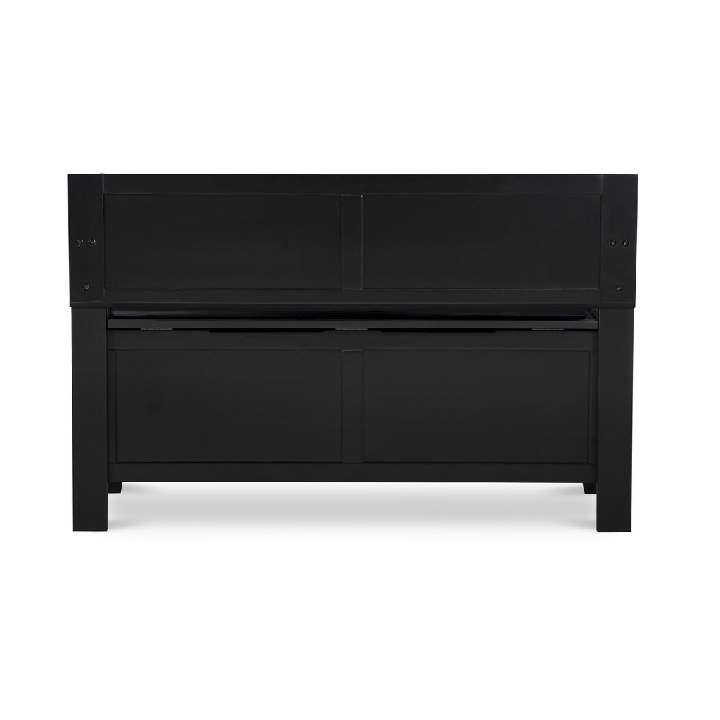 Dahlia Wood Flip Top Storage Entryway Bench