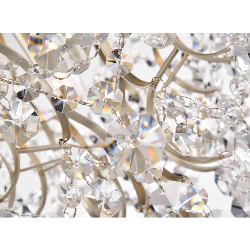 Dalia Elegant Indoor 3-light Crystal Flush Mount