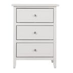 Daniel 3-drawer Transitional Wooden Nightstand