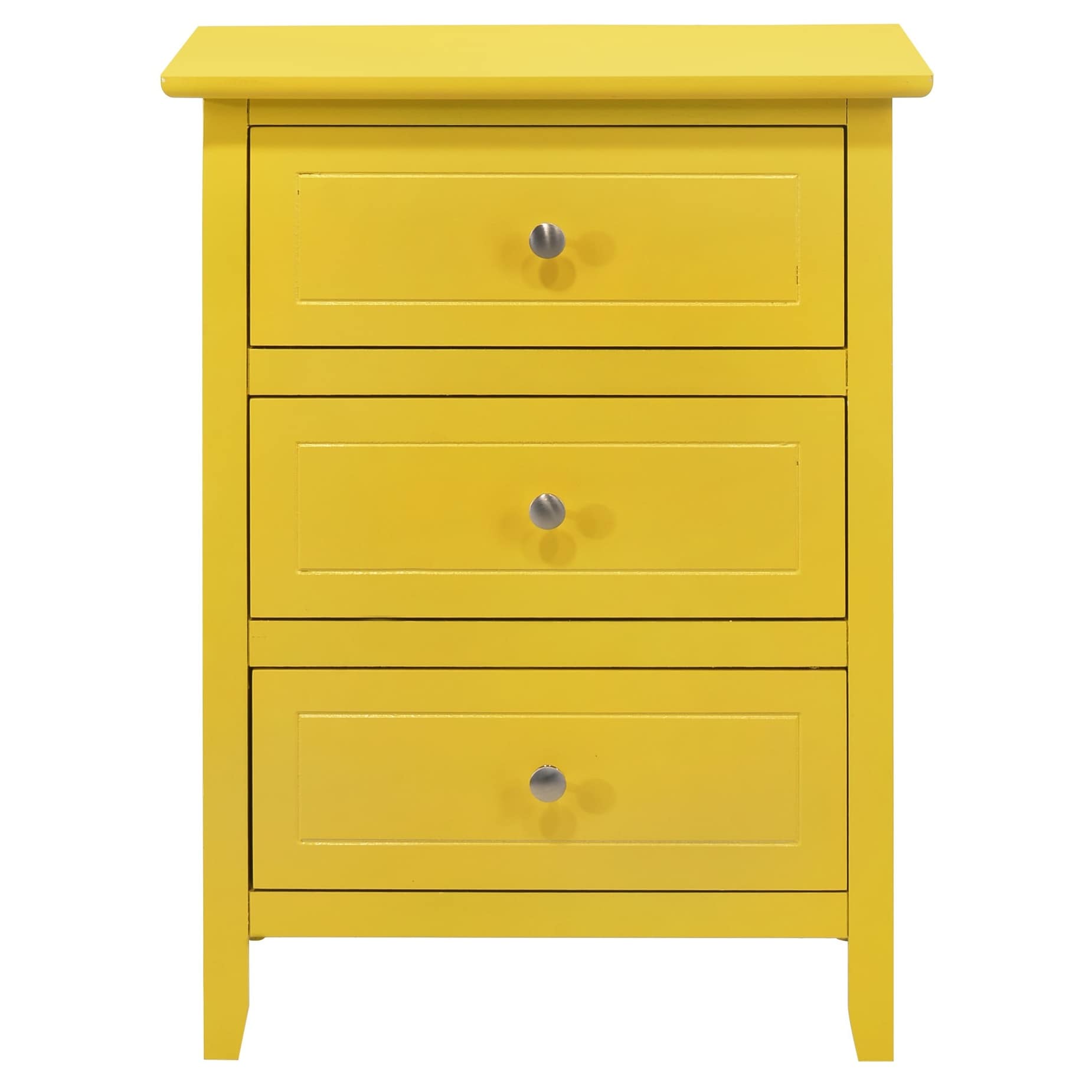Daniel 3-drawer Transitional Wooden Nightstand