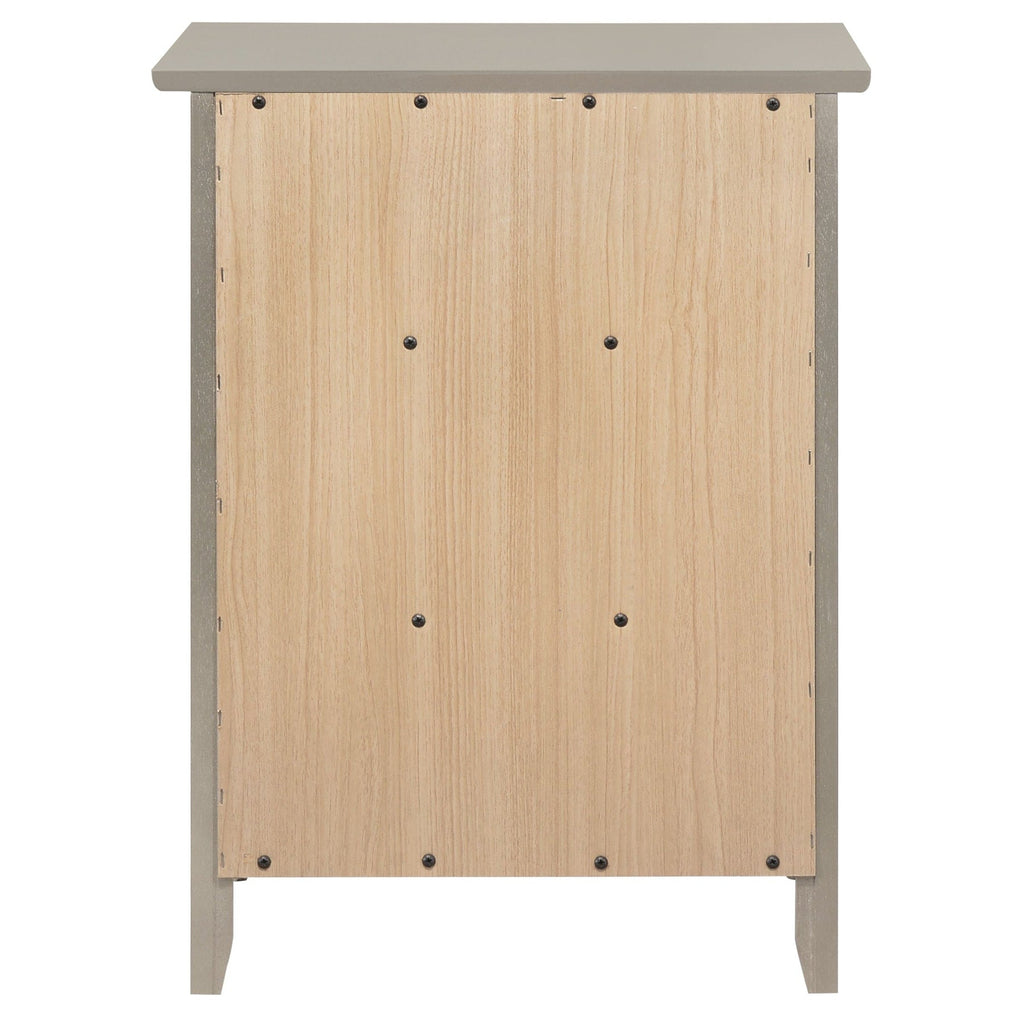 Daniel 3-drawer Transitional Wooden Nightstand