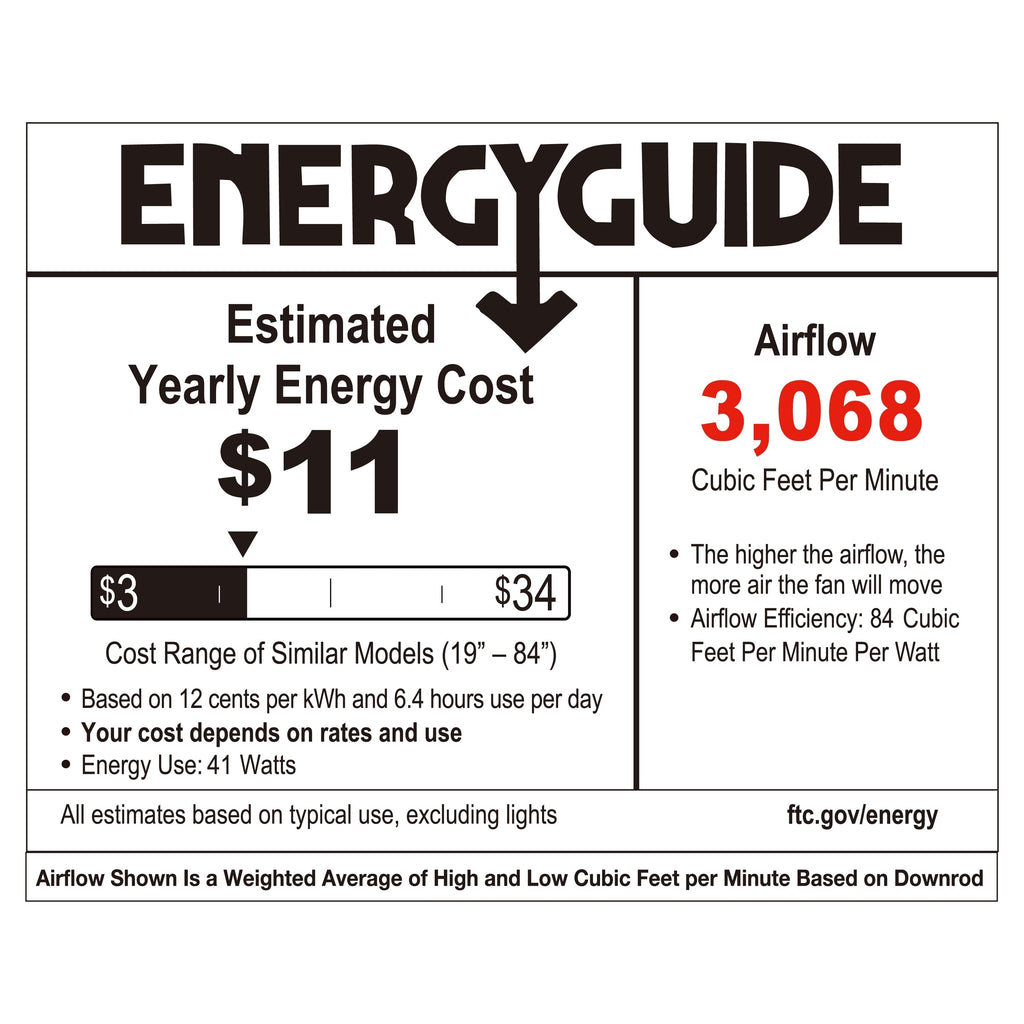 Della River of Goods Oil-Rubbed Bronze and Stained Glass 52-Inch 3-Light Remote-Controlled Ceiling Fan