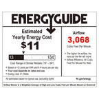 Della River of Goods Oil-Rubbed Bronze and Stained Glass 52-Inch 3-Light Remote-Controlled Ceiling Fan
