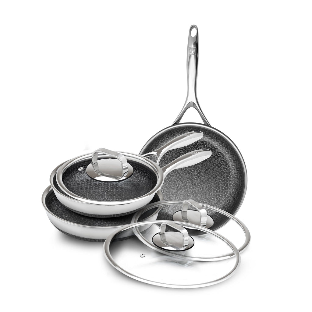 DiamondClad 6pc Hybrid Nonstick Frying Pan Cookware Set