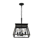 Dimmable 4-Light Farmhouse Chandeliers Light for Dining Room No Bulb