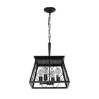 Dimmable 4-Light Farmhouse Chandeliers Light for Dining Room No Bulb