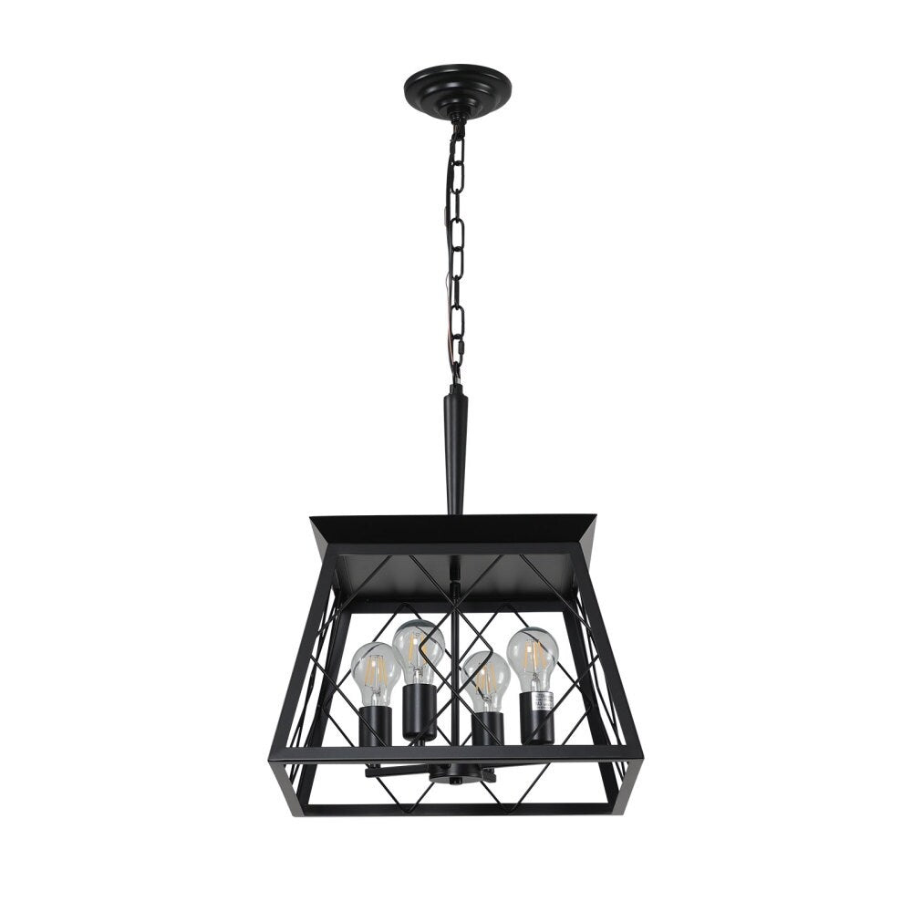 Dimmable 4-Light Farmhouse Chandeliers Light for Dining Room No Bulb