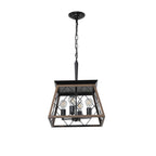 Dimmable 4-Light Farmhouse Chandeliers Light for Dining Room No Bulb