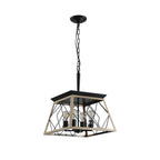 Dimmable 4-Light Farmhouse Chandeliers Light for Dining Room No Bulb