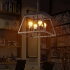 Dimmable 4-Light Farmhouse Chandeliers Light for Dining Room No Bulb