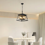 Dimmable 4-Light Farmhouse Chandeliers Light for Dining Room No Bulb