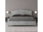 Meublori 160x200 storage bed, concrete grey