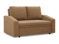 2-seater sofa with sleeper function, brown