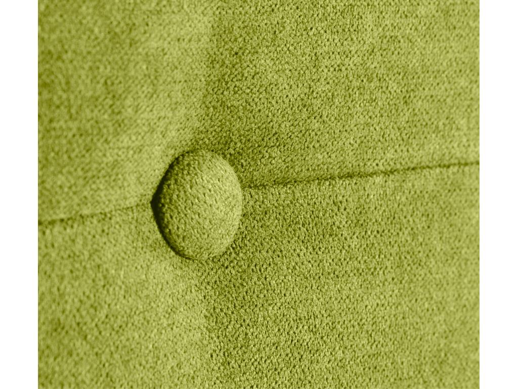 Meublori Aqualine Fabric Headboard with Buttons 90x105cm with Legs for 80/90cm Beds - Pistachio