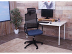 Meublori-J52 blue-grey office chair