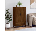High sideboard in brown oak, 69.5x31x115 cm, engineered wood, VBNX10177