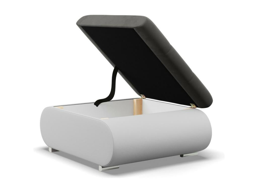 Dark Grey pouf for the living room