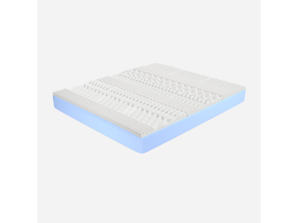 Meublori Foam Mattress 120x190 cm, 19 cm high - Orthopedic - Premium