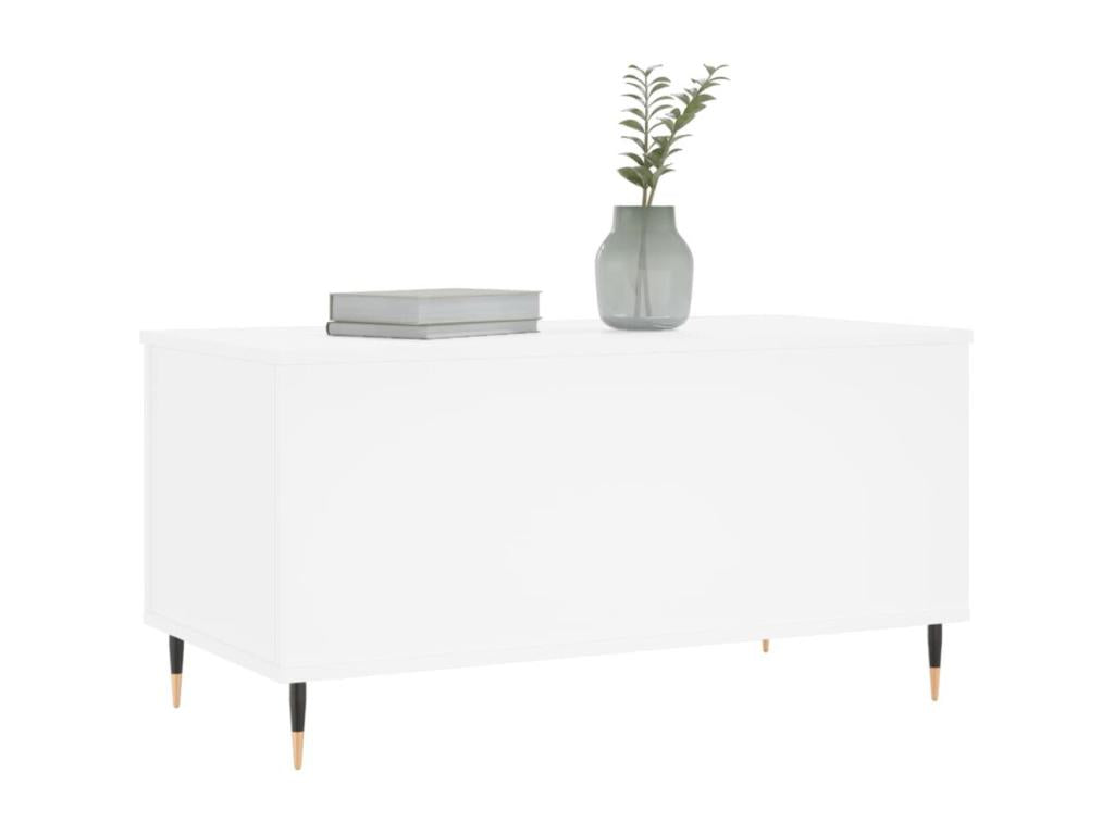 Coffee table, white, 90x44.5x45 cm, engineered wood, ZNXE71431