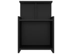 2-piece bedside tables, black, 40x35x60 cm, chipboard