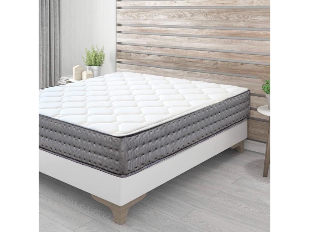 Meublori Size reversible 3D foam mattress with summer/winter side, independent sleeping zones, memory foam - 160x200x20 cm