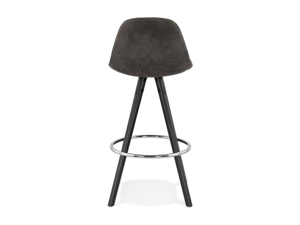 Meublori Scandinavian Bar Stool 87cm Grey / Black