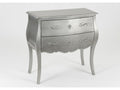 Silver chest of drawers with 2 drawers by Meublori