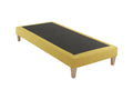 Aurore Yellow Upholstered Decorative Bed Base - Laviecasa 120x190 VXKJ04359