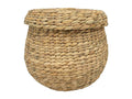 Meublori Decorative Storage Basket, Brown, 30x30x26.5 cm