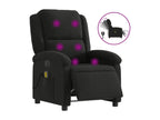 Black Fabric Electric Reclining Massage Chair
