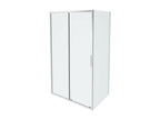 Meublori shower enclosure: The ingenious sliding door for corner installation 100x70