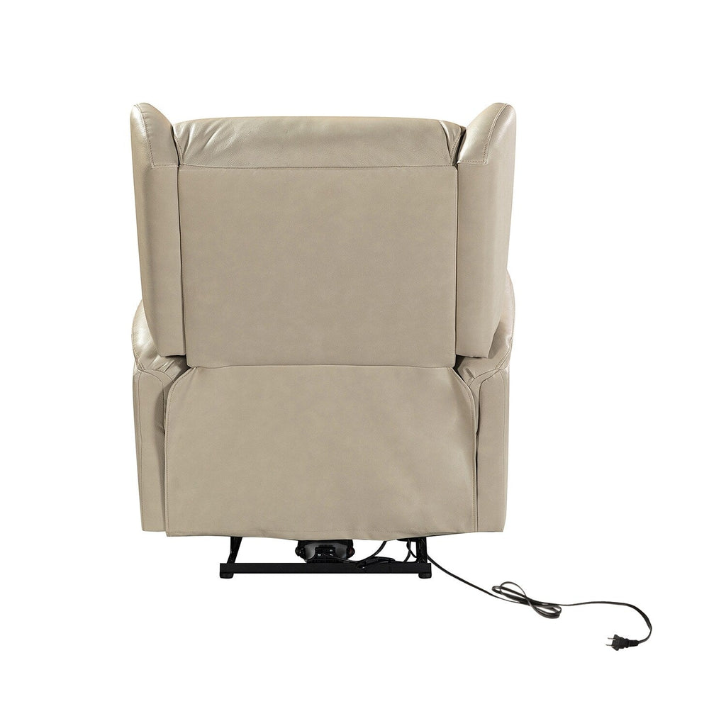 Eduardo Genuine Leather Power Recliner with USB Port Set of 2