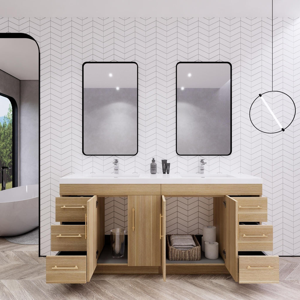 Eliza 72'' Freestanding Vanity with Double Sink