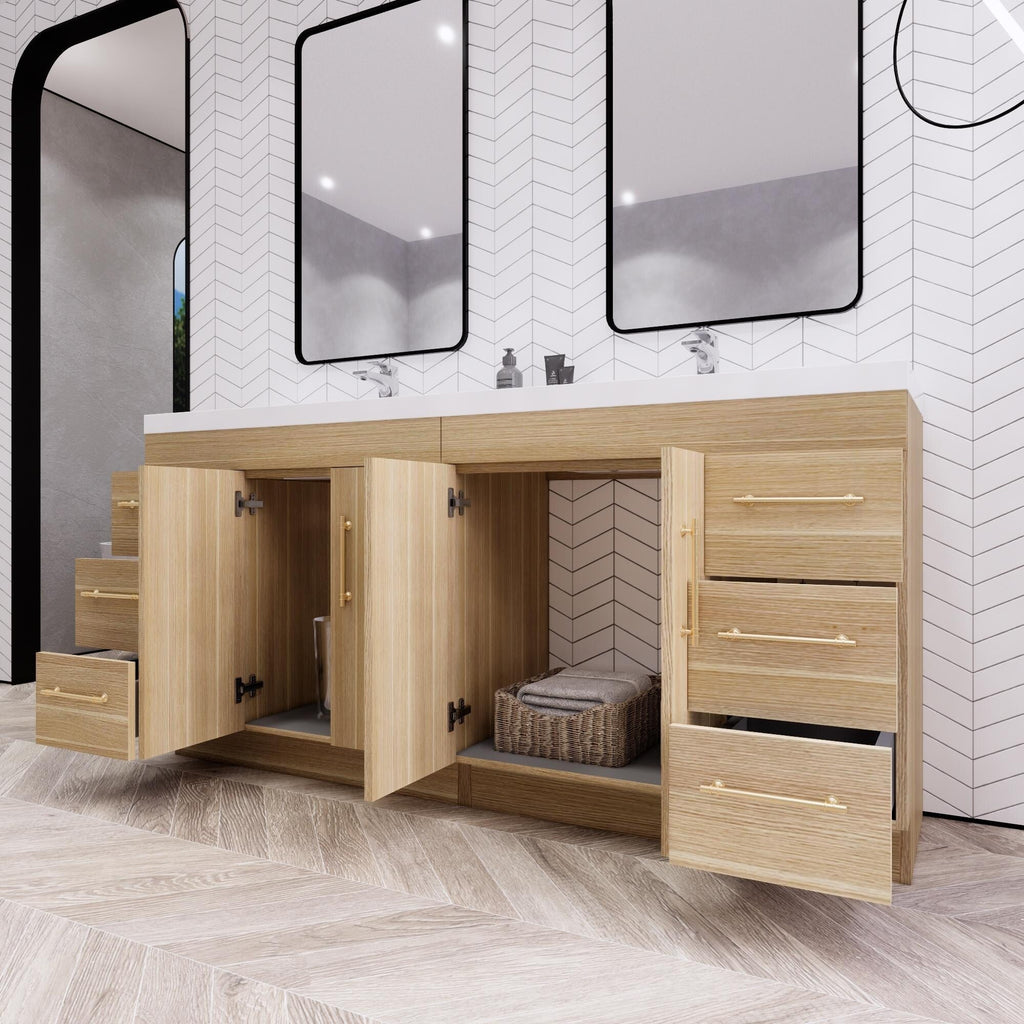 Eliza 72'' Freestanding Vanity with Double Sink