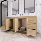 Eliza 72'' Freestanding Vanity with Double Sink