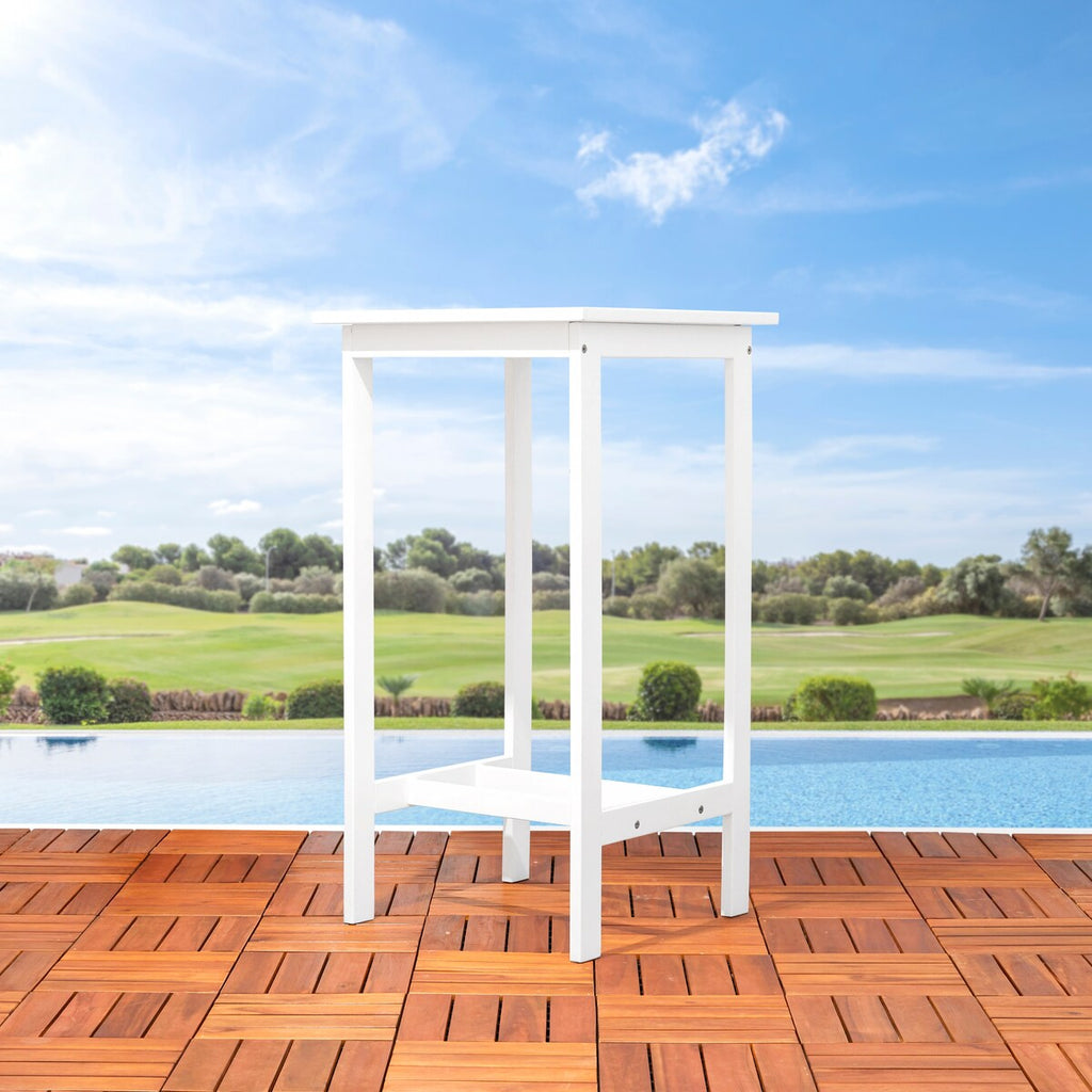 Emilio Wood Bar Table and Chair Dining Set