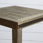 Emilio Wood Bar Table and Chair Dining Set