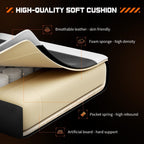 Ergonomic PU Leather 360° Swivel Gaming Recliner with Footrest, Headrest, Lumbar Support, Adjustable Height