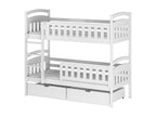 Meublori BB014 Bunk Beds 80x190 cm White